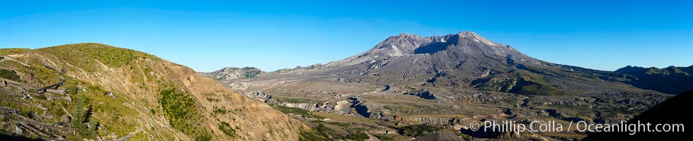 Mount St. Helens Panorama, Washington.