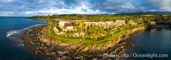 Napili Point and Honokeana Cove, aerial photo, West Maui