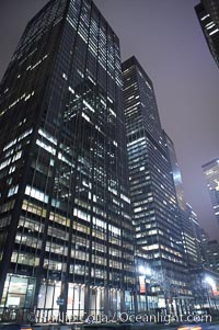 Midtown Manhattan at night, New York City