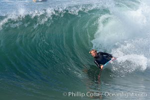 September swell at the Wedge, The Wedge, Newport Beach, California