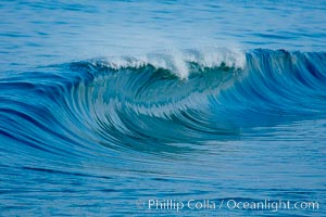 Cresting cylinder, morning. Newport Beach.