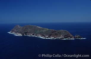 North Coronado Island, viewed from south, Coronado Islands (Islas Coronado)