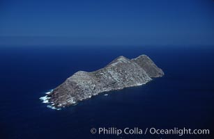 North Coronado Island, viewed from south, Coronado Islands (Islas Coronado)