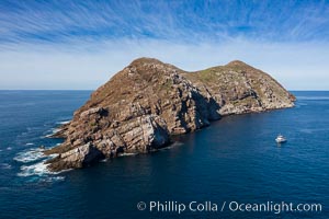 Aerial Photo of North Coronado Island, Baja California, Mexico, Coronado Islands (Islas Coronado)