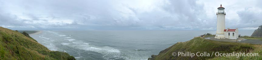 The North Head Lighthouse was built in 1896. 69 steps lead to the lantern room, which is 65 feet from the ground and 194 feet above sea level. The first-order Fresnel lens, which came from Cape Disappointment, was lit for the first time on May 16, 1898