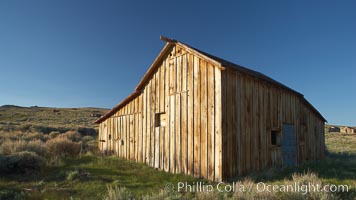 Occidental barn, Bodie State Historical Park, California