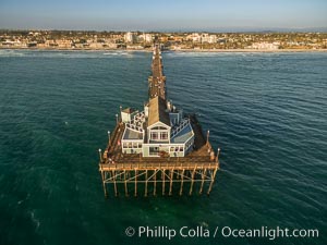 Oceanside Pier aerial photo, Oceanside, California
