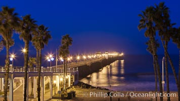 Oceanside Pier at sunrise, dawn, morning