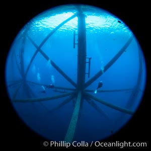 Oil Rig Ellen and Elly, Underwater Structure, Long Beach, California