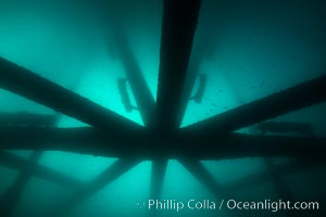 Oil Rig Eureka, Underwater Structure, Long Beach, California