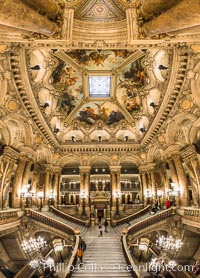 Grand Foyer and staircase, Opera de Paris