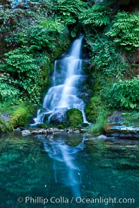 Small waterfall near The Chateau at Oregon Caves National Monument