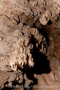 Limestone and marble underground formations  in Oregon Caves National Monument.  Eons of acidified groundwater have slowly etched away at marble, creating the extensive and intricate cave formations in Oregon Caves National Monument