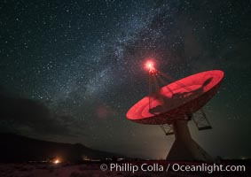 Owens Valley Radiotelescope Observatory 40 Meter Telescope and Milky Way