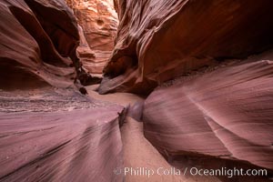 Owl Canyon, a beautiful slot canyon that is part of the larger Antelope Canyon system. Page, Arizona, Navajo Tribal Lands