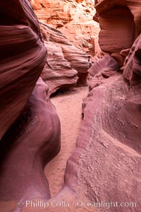 Owl Canyon, a beautiful slot canyon that is part of the larger Antelope Canyon system. Page, Arizona, Navajo Tribal Lands