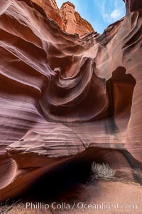 Owl Canyon, a beautiful slot canyon that is part of the larger Antelope Canyon system. Page, Arizona, Navajo Tribal Lands