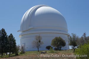 The Palomar Observatory, located in north San Diego County California, is owned and operated by the California Institute of Technology. The Observatory supports the research of the Caltech faculty, post-doctoral fellows and students, and the researchers at Caltechs collaborating institutions. Palomar Observatory is home to the historic Hale 200-inch telescope. Other facilities on the mountain include the 60-inch, 48-inch, 18-inch and the Snoop telescopes