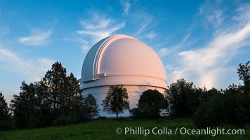 Palomar Observatory at sunset, Palomar Mountain, California