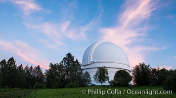 Palomar Observatory at sunset, Palomar Mountain, California