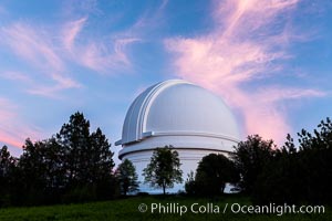 Palomar Observatory at sunset, Palomar Mountain, California