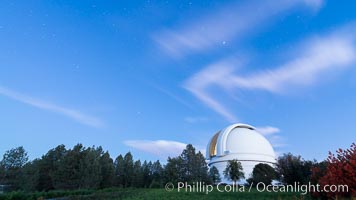 Palomar Observatory at sunset. Palomar Mountain, California, USA, natural history stock photograph, photo id 29331