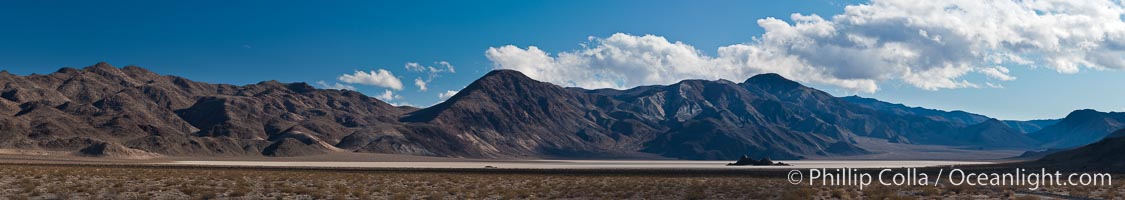 Panorama of the Racetrack at Death Valley.