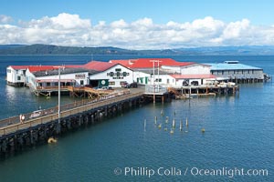Pier 39, former site of Bumblebee Tuna cannery, now a tourist attraction, Columbia River, Astoria, Oregon