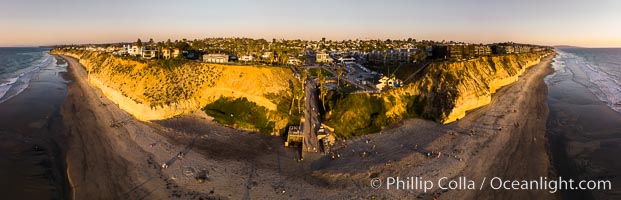 Pillbox, Fletcher Cove, Solana Beach, aerial photo