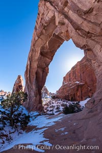 Pine Tree Arch, Arches National Park.