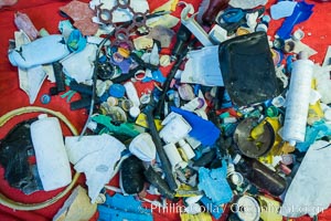 Plastic Debris, Sorted and Cataloged for Study, Clipperton Island