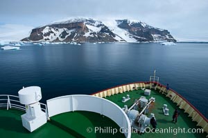 M/V Polar Star on its way to Brown Bluff in the Antarctic Sound.