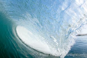 Morning surf, breaking wave, Ponto, Carlsbad, California