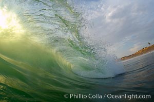 Sunset wave, Ponto, Carlsbad, California