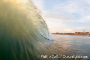 Sunset wave, Ponto, Carlsbad, California