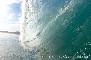 Breaking wave, Ponto, South Carlsbad, California