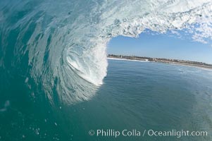 Breaking wave, Ponto, South Carlsbad, California