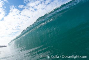 Breaking wave, Ponto, South Carlsbad, California