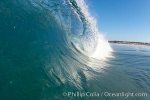 Breaking wave, Ponto, South Carlsbad, California