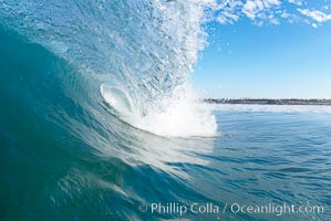 Breaking wave, Ponto, South Carlsbad, California