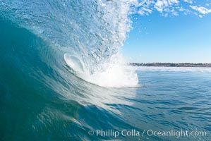 Breaking wave, Ponto, South Carlsbad, California