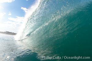 Breaking wave, Ponto, South Carlsbad, California