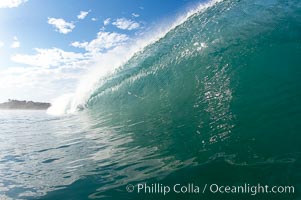 Breaking wave, Ponto, South Carlsbad, California