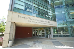 Powell-Focht Bioengineering Hall building, the Whitaker Institute of Biomedical Engineering, Jacobs School of Engineering, University of California, San Diego (UCSD), La Jolla