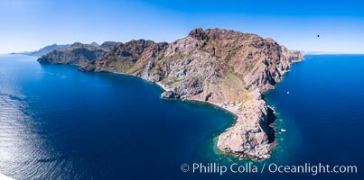 Punta Alta, a small fishing village, Aerial View, Sea of Cortez