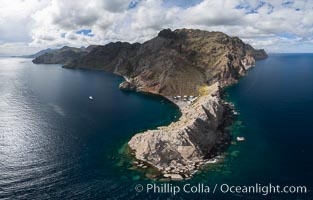 Punta Alta and La Cueva, Baja California, Sea of Cortez, aerial photograph