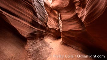 Rattlesnake Canyon, a beautiful slot canyon that is part of the larger Antelope Canyon system. Page, Arizona, Navajo Tribal Lands