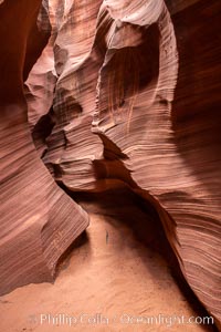 Rattlesnake Canyon, a beautiful slot canyon that is part of the larger Antelope Canyon system. Page, Arizona, Navajo Tribal Lands