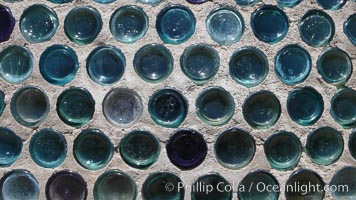 The strange "bottle house" of Rhyolite ghost town, near Death Valley. It was built in 1906 by Tom Kelley of approximately 50,000 beer bottles and was his home for a while