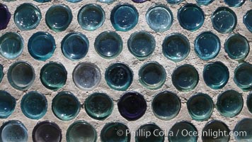 The strange "bottle house" of Rhyolite ghost town, near Death Valley. It was built in 1906 by Tom Kelley of approximately 50,000 beer bottles and was his home for a while